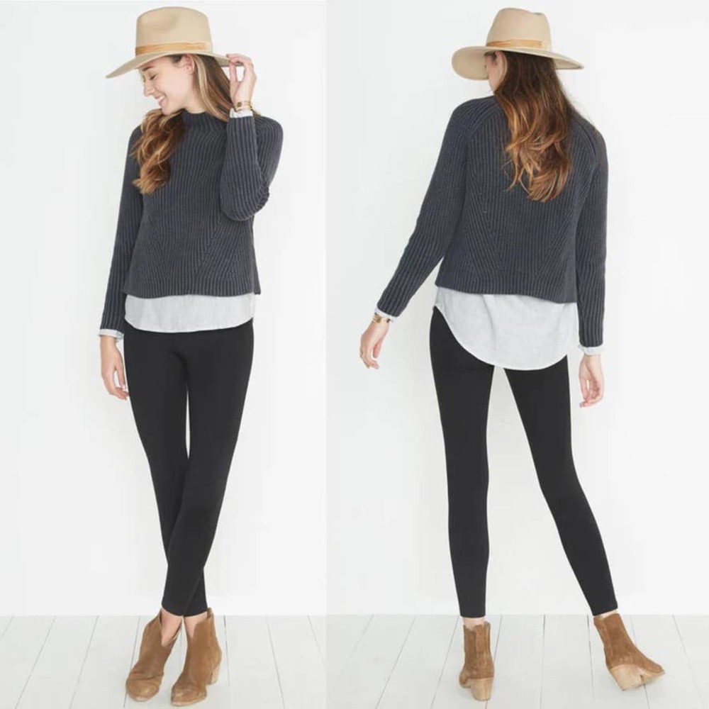 Marine Layer Bradshaw Ponte Pant in Black Size XS